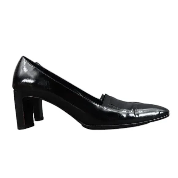 Sesto Meucci shoes Womens 7.5 Pump Heels Patent Leather Fashion Classic Modern