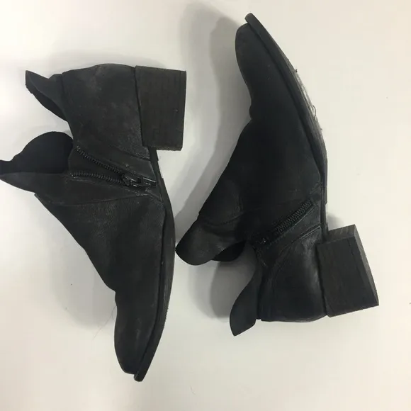 Seychelles Leather Booties Ankle Boots Black 7