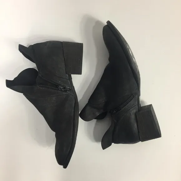 Seychelles Leather Booties Ankle Boots Black 7