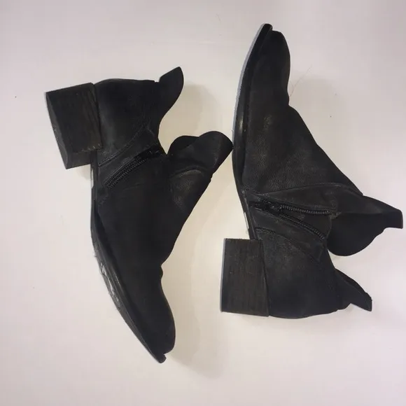 Seychelles Leather Booties Ankle Boots Black 7