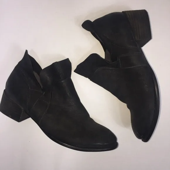 Seychelles Leather Booties Ankle Boots Black 7