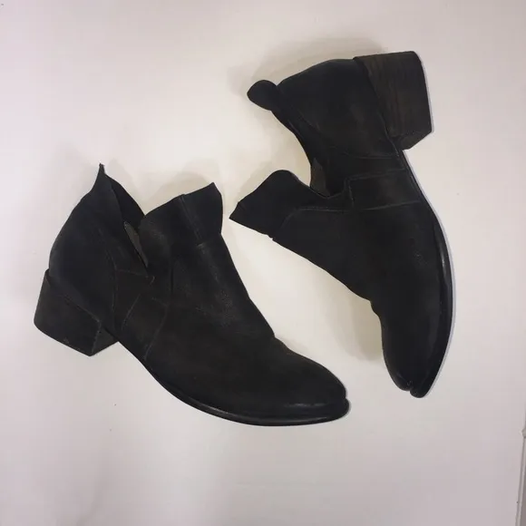 Seychelles Leather Booties Ankle Boots Black 7