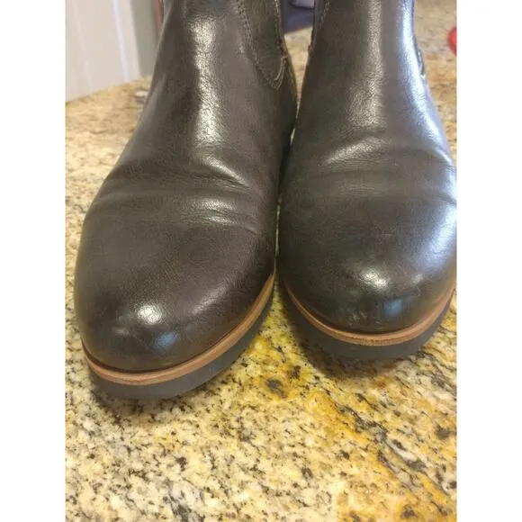 SHABBIES Amsterdam Leather Ankle Boots Size 36 US 5-5.5