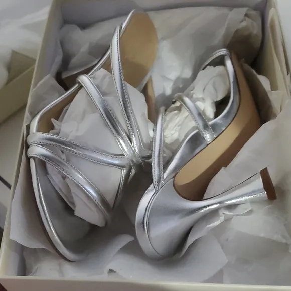 Silver Women's Heels