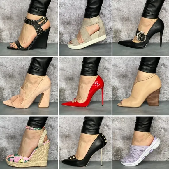 Size 10 shoes wedges heels pumps espadrilles sandals