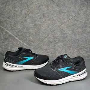 Size 7.5 Wide‎ - Brooks Ariel 20 Women's Running Shoes Black Blue 1203151D064