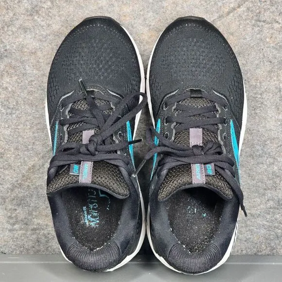 Size 7.5 Wide‎ - Brooks Ariel 20 Women's Running Shoes Black Blue 1203151D064