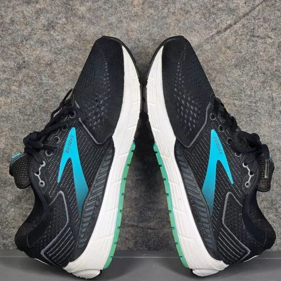 Size 7.5 Wide‎ - Brooks Ariel 20 Women's Running Shoes Black Blue 1203151D064