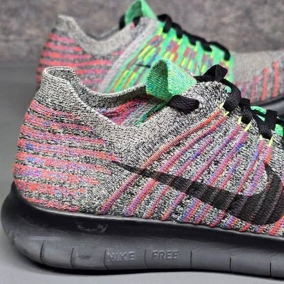 Size 8 - Nike Free RN Flyinit‎ Women's Running Shoes Multicolored 831070-108