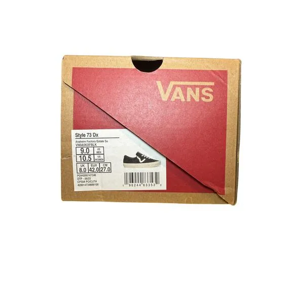 Size 9 - VANS Style 73 DX Anaheim Factory - Black Corduroy