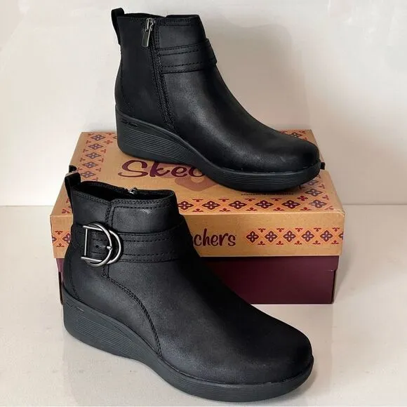 Skechers Pier-Lite Forever Chic Ankle Boots