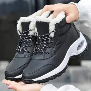 Snow boots women's platform rocking shoes