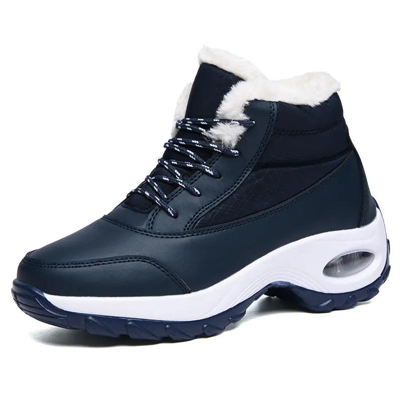 Snow boots women's platform rocking shoes