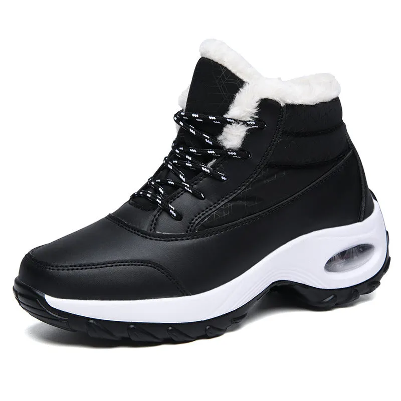 Snow boots women's platform rocking shoes