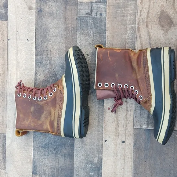 Sorel 1964 Premium Leather Cappuccino Winter Boots sz 7 men's  38 EU