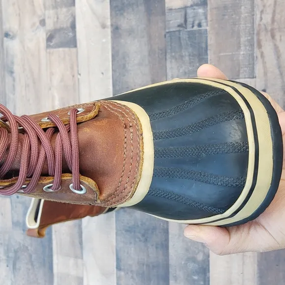 Sorel 1964 Premium Leather Cappuccino Winter Boots sz 7 men's  38 EU