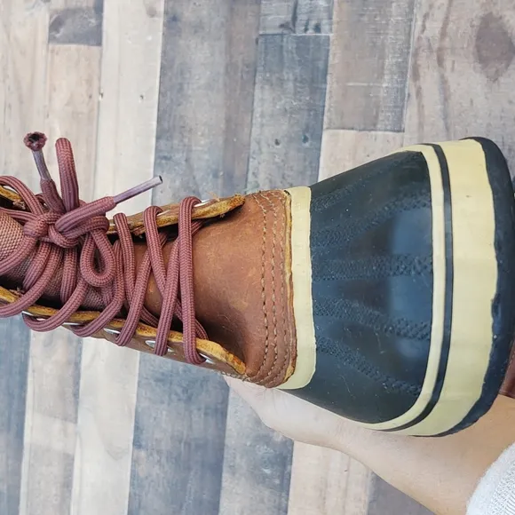 Sorel 1964 Premium Leather Cappuccino Winter Boots sz 7 men's  38 EU