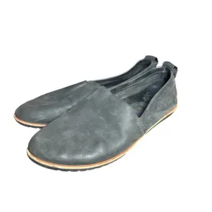 Sorel Black Ella Slip-On Shoes Sz 10 M Round Toe Comfort Flats Loafer