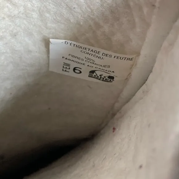 Sorel Freestyle Winter Snow Boots Women Size 6