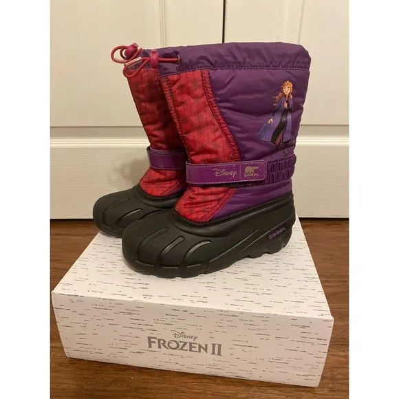 Sorel Frozen 2 Disney Snow Winter Boots Size 3