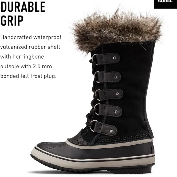 SOREL Joan of Arc Snow Boots - Size 8