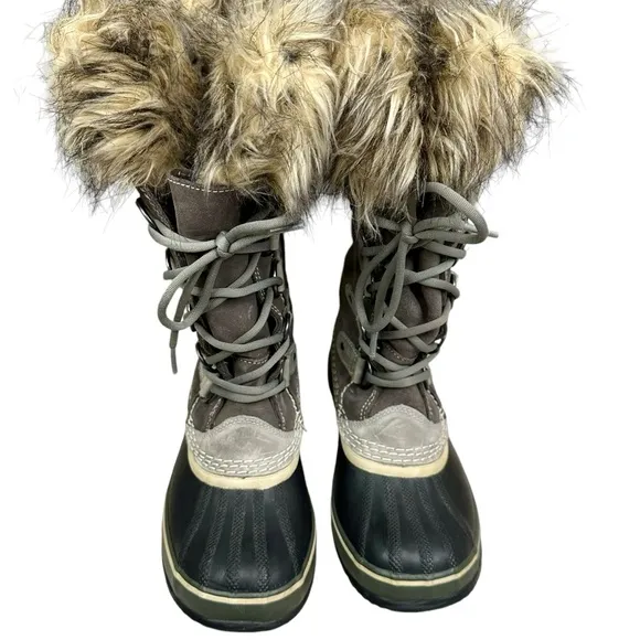 Sorel Joan of Arctic Fur Trim Winter Snow Boots