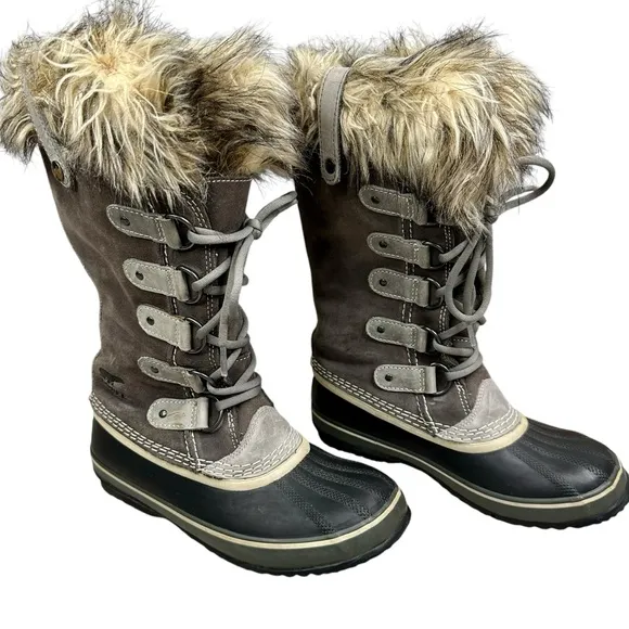 Sorel Joan of Arctic Fur Trim Winter Snow Boots