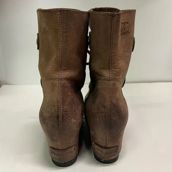 Sorel Joan of Arctic Wedge Ankle Boots 8.5