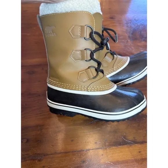 Sorel Kids Yoot Pac Nylon Waterproof Winter Snow Boots Size 1