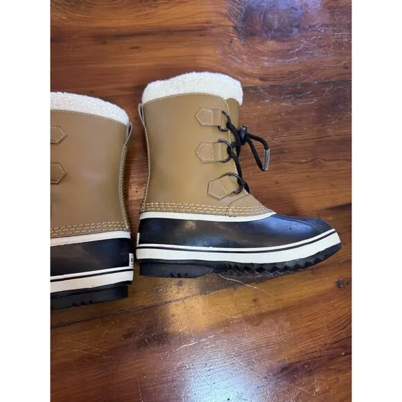 Sorel Kids Yoot Pac Nylon Waterproof Winter Snow Boots Size 1