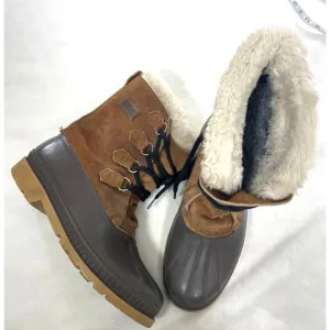 Sorel Made In Canada Kaufman Lined Snow Duck Boots Lace Up Men’s US 10