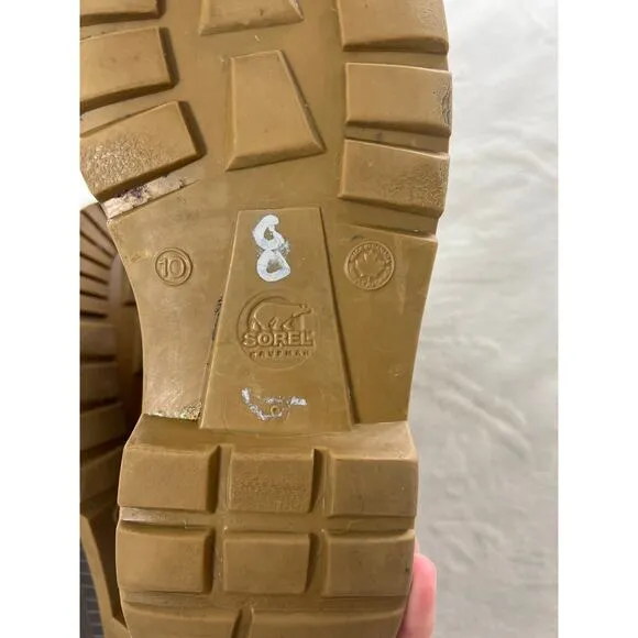 Sorel Made In Canada Kaufman Lined Snow Duck Boots Lace Up Men’s US 10