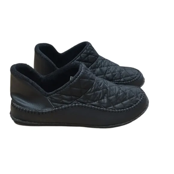 Sorel Manawan ll Men's Black Quilted Slip-On Shoes 13