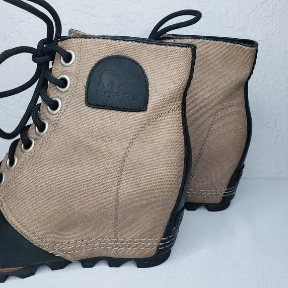 Sorel PDX Premium Wedge Booties Leather Ankle Boots NL2174-238