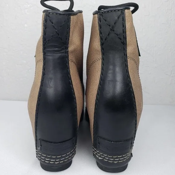 Sorel PDX Premium Wedge Booties Leather Ankle Boots NL2174-238