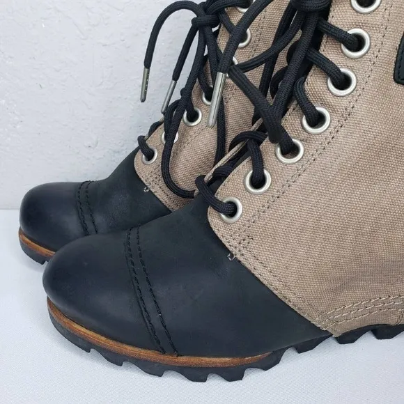 Sorel PDX Premium Wedge Booties Leather Ankle Boots NL2174-238