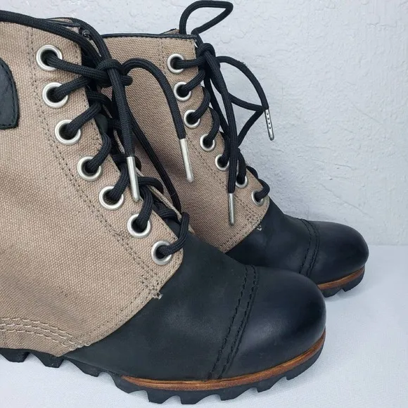 Sorel PDX Premium Wedge Booties Leather Ankle Boots NL2174-238