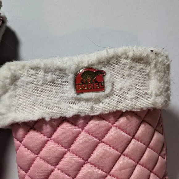 SOREL Powder storm snow winter boots Kid's Size 12 in Pink