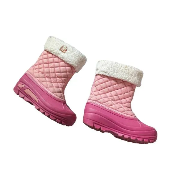 SOREL Powder storm snow winter boots Kid's Size 12 in Pink