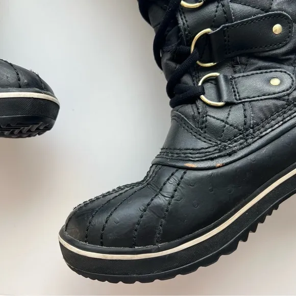 SOREL TOFINO BLACK TALL SNOW COMMUTER BOOTS SIZE 5