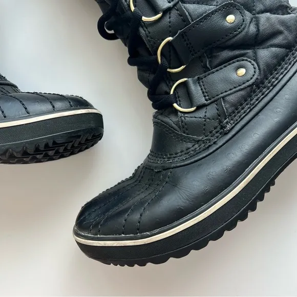 SOREL TOFINO BLACK TALL SNOW COMMUTER BOOTS SIZE 5