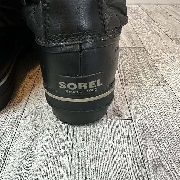Sorel Tofino II Lace Up Black Winter‎ Snow Boots Women’s Size 8 Waterproof