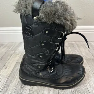 Sorel Tofino II Lace Up Black Winter‎ Snow Boots Women’s Size 8 Waterproof