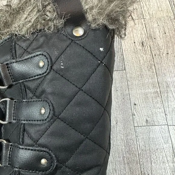 Sorel Tofino II Lace Up Black Winter‎ Snow Boots Women’s Size 8 Waterproof