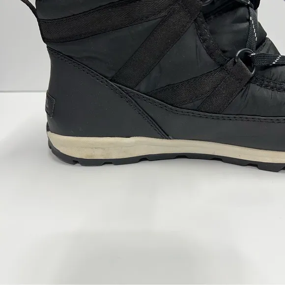 Sorel Whitney II Short Lace Waterproof Winter Snow Boots 10.5 Black NL2776-010