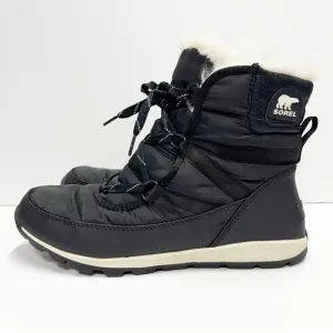 Sorel Whitney II Short Lace Waterproof Winter Snow Boots 10.5 Black NL2776-010