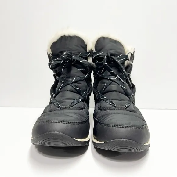 Sorel Whitney II Short Lace Waterproof Winter Snow Boots 10.5 Black NL2776-010