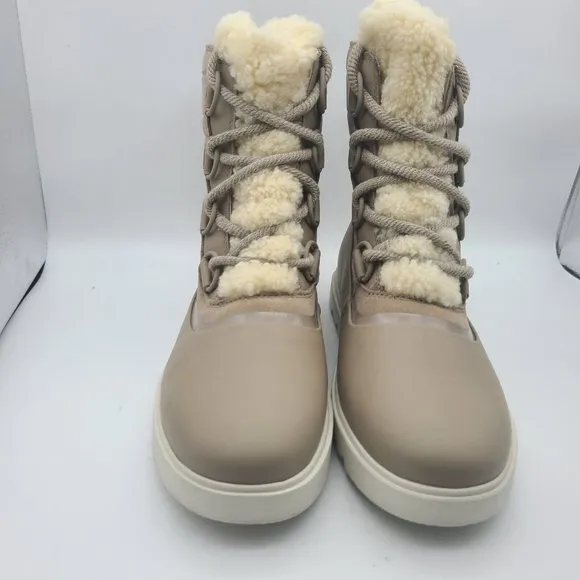 Sorel women boots Joan of Arctic Next Waterproof beige suede sz 10 new