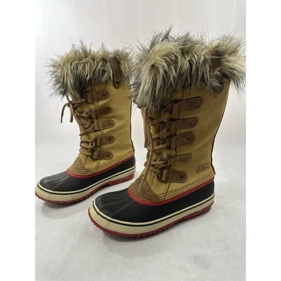 Sorel Womens Joan of Arctic Taffy Waterproof Snow Boots Women’s 7 Read
