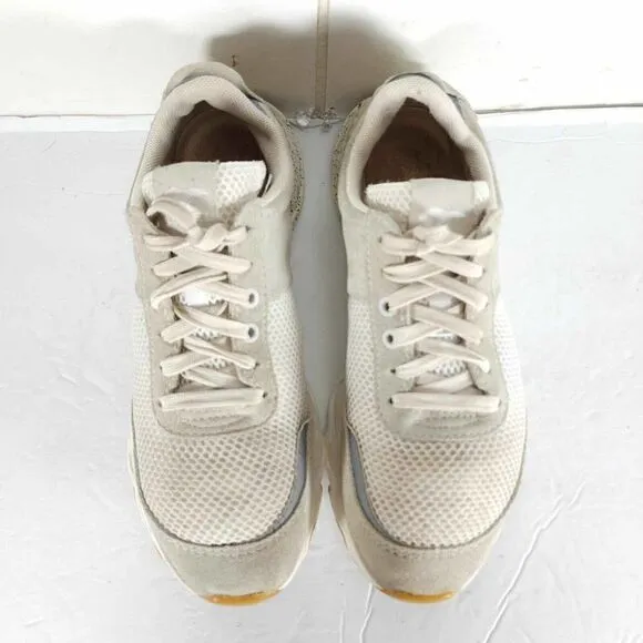 SOREL Women's Kinetic Lite US 9 White Cream Lace Up Fashion Sneaker Shoes